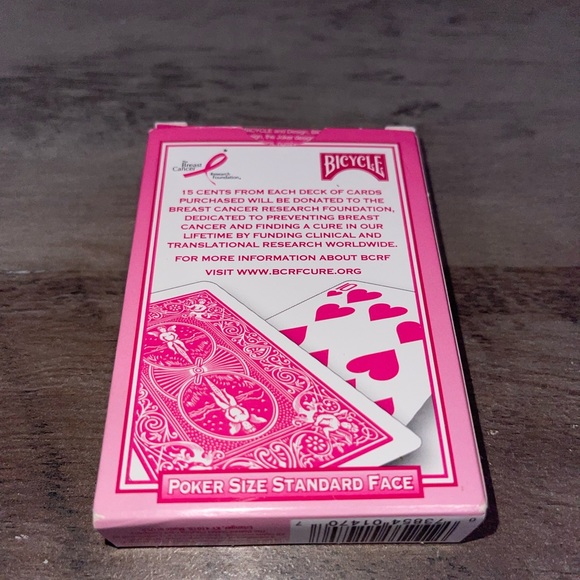 “BICYCLE BREAST CANCER EDITION PLAYING CARDS” (Great condition) - Picture 4 of 8